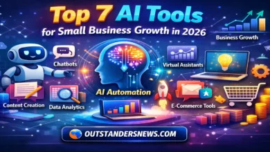 Top 7 AI tools for small business growth in 2026 including chatbots, automation, analytics, and e-commerce solutions